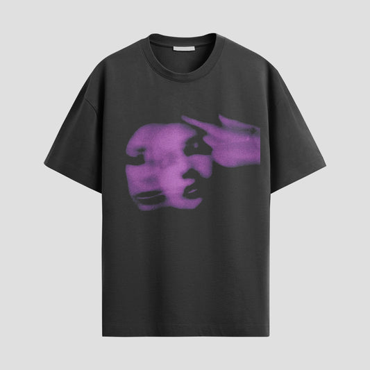 "Purple Blur" Graphic Tee – Mysterious & Bold