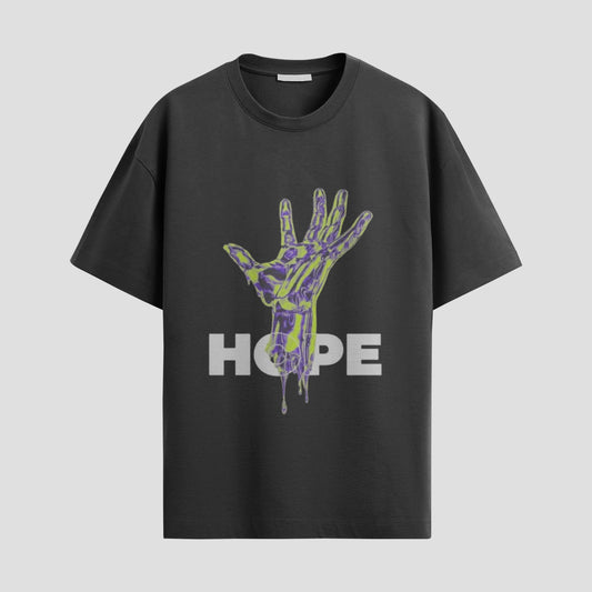 "HOPE" Drip Hand Tee – Surreal & Striking
