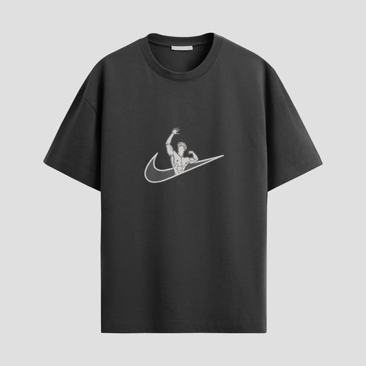 "Swole Swoosh" Tee – Flex the Logo