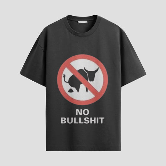 "NO BULLSHIT" Tee – Straight Facts Only