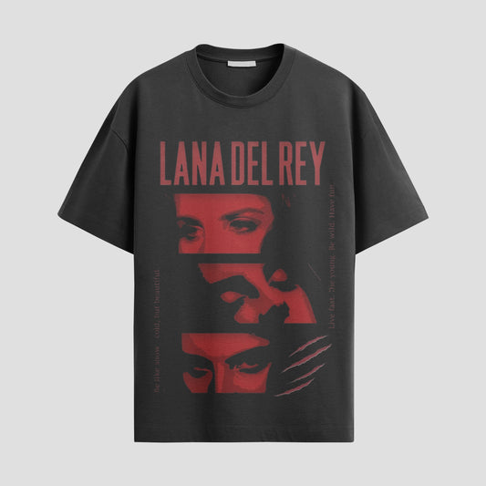 T-Shirt: Lana Del Rey – Retro Red